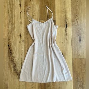 Women’s Beige Mini Slip Dress